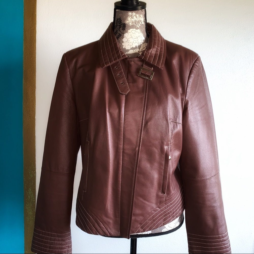 Pamela McCoy Genuine Leather Jacket